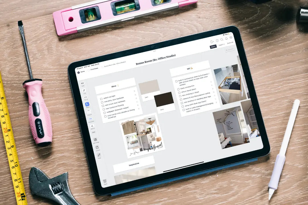 How I'm Using My iPad for Home Reno & DIY Projects KDigitalStudio