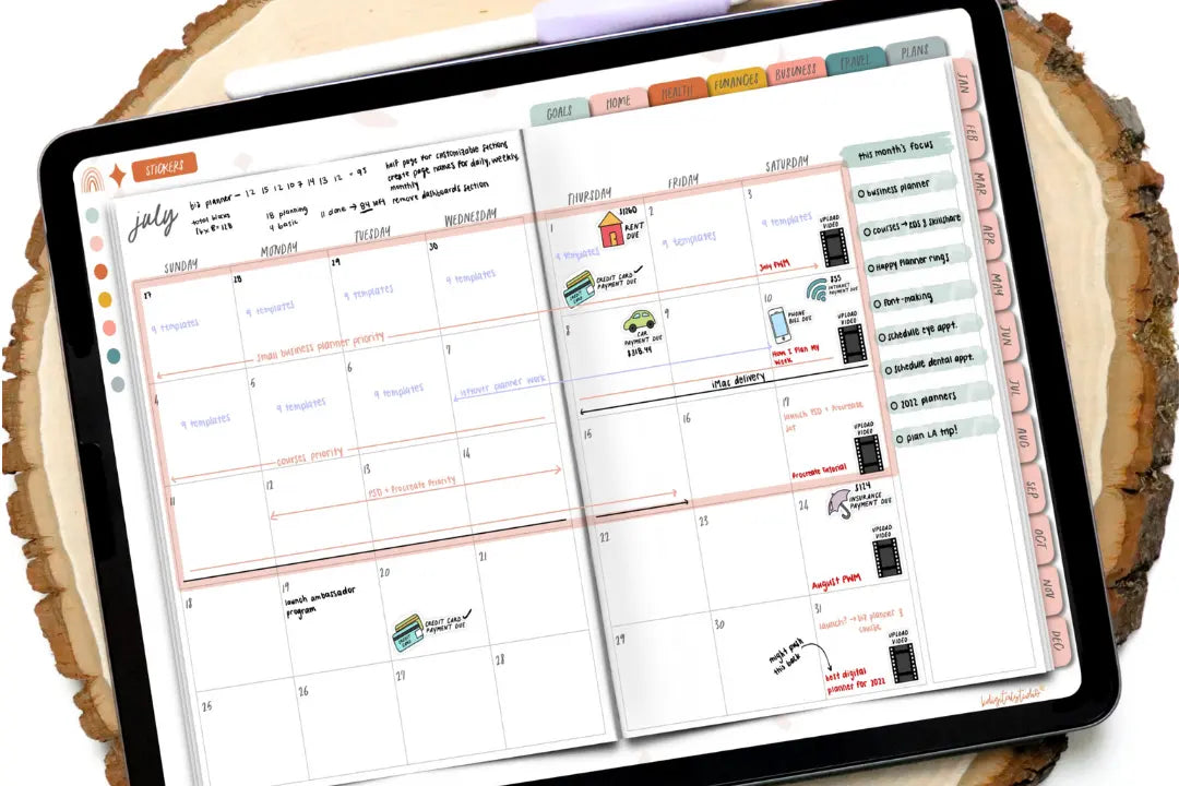 How to Actually Use a Digital Planner KDigitalStudio