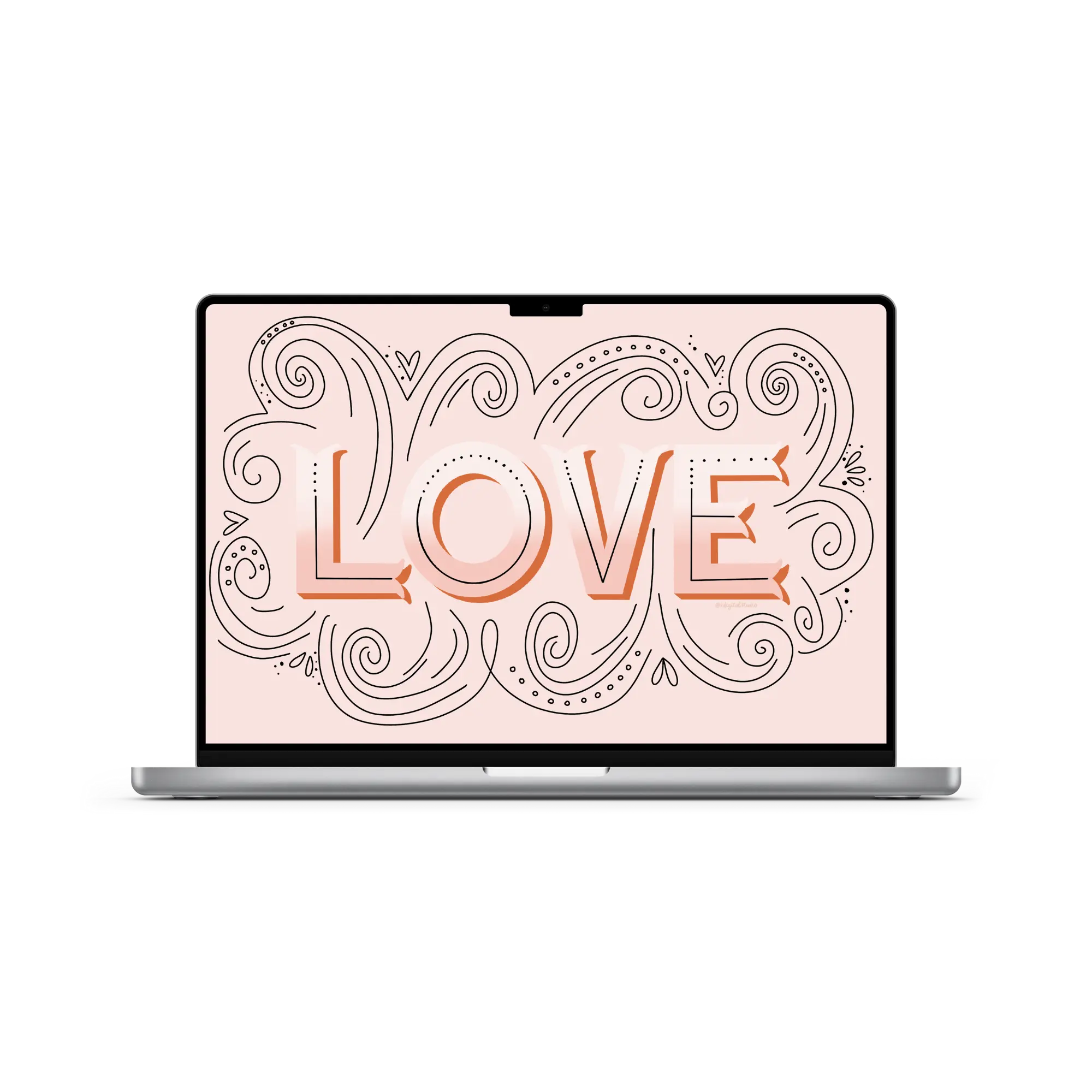 Love Lettering Wallpaper KDigitalStudio
