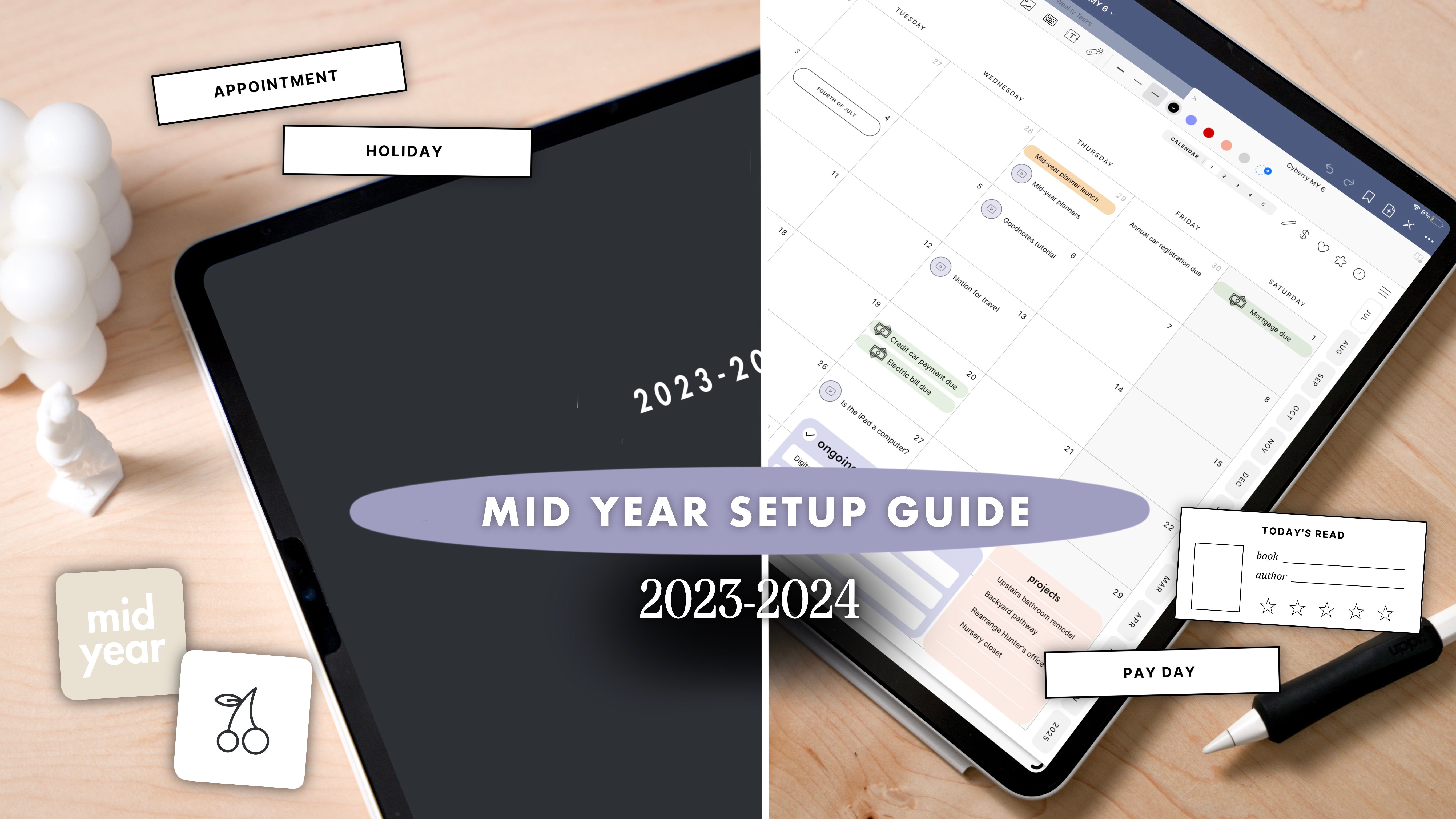 2023-24 Mid-Year Digital Planner Setup Guide