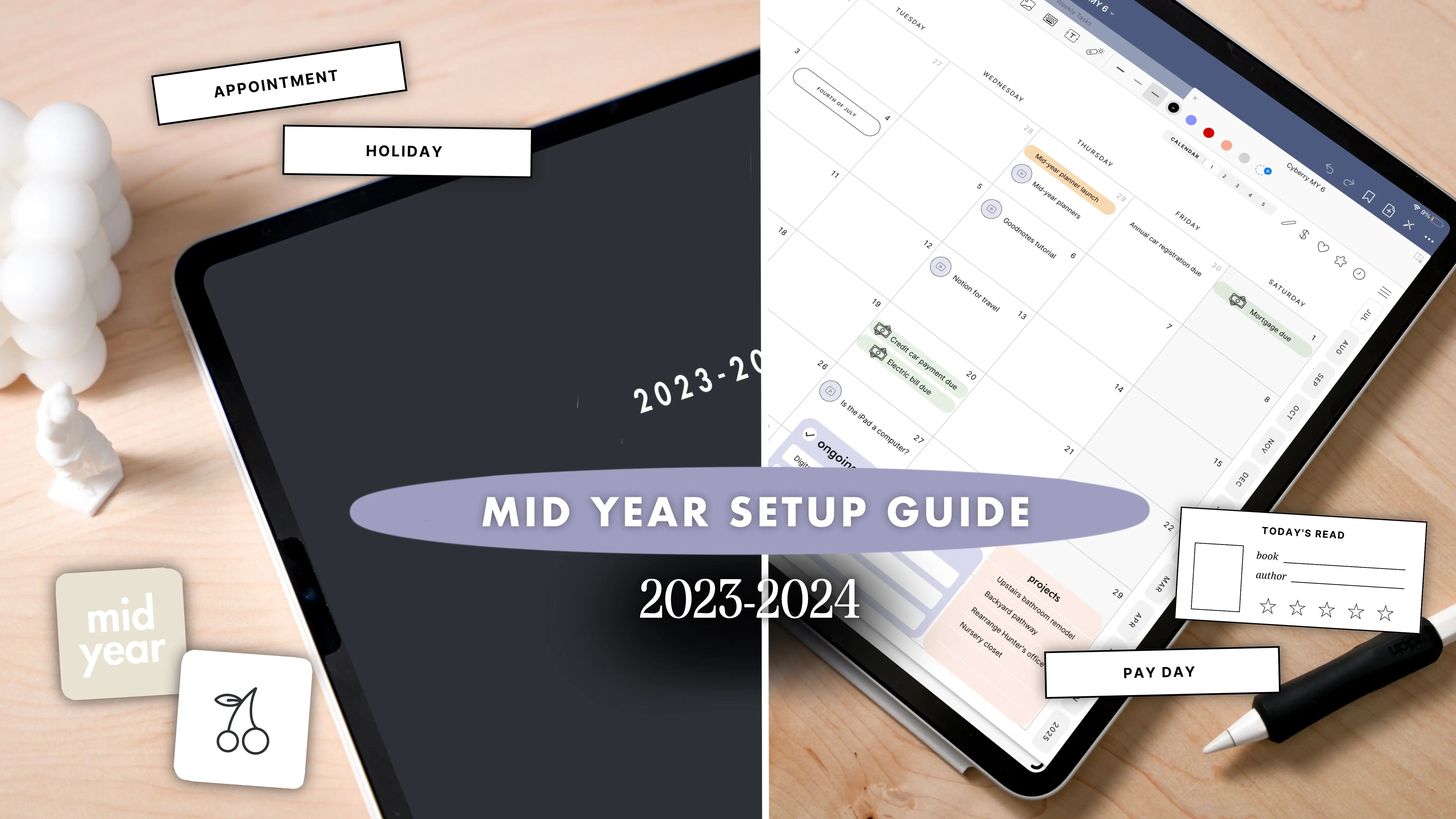 2023-24 Mid-Year Digital Planner Setup Guide KDigitalStudio