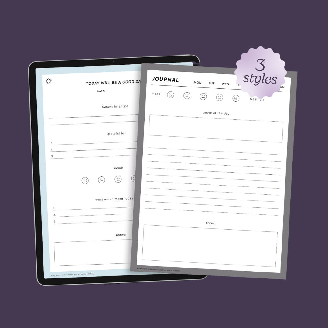 Daily Journal Templates