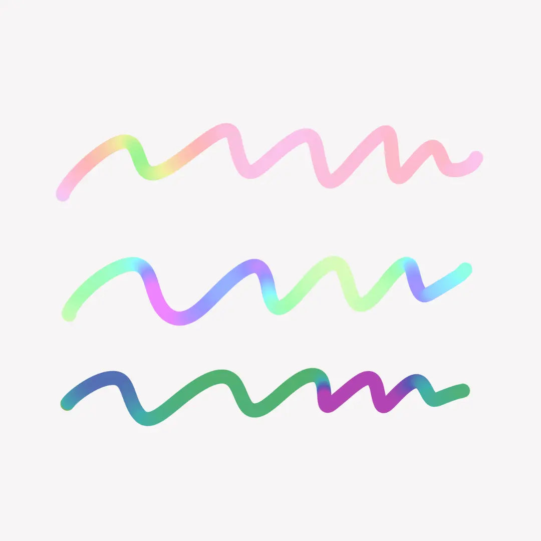 Rainbow Procreate Brush KDigitalStudio