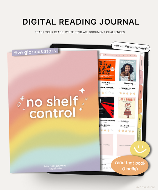 Digital Rainbow Reading Journal