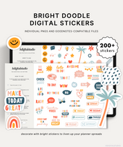 Doodle Digital Stickers
