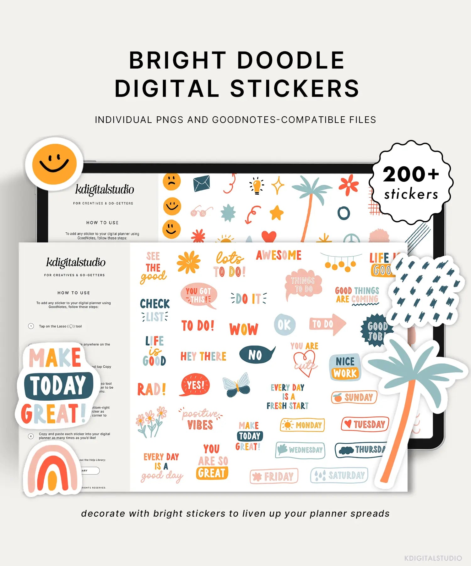 Doodle Digital Stickers KDigitalStudio