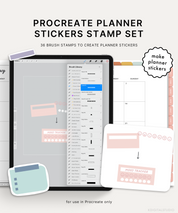 Procreate Planner Stamp Set