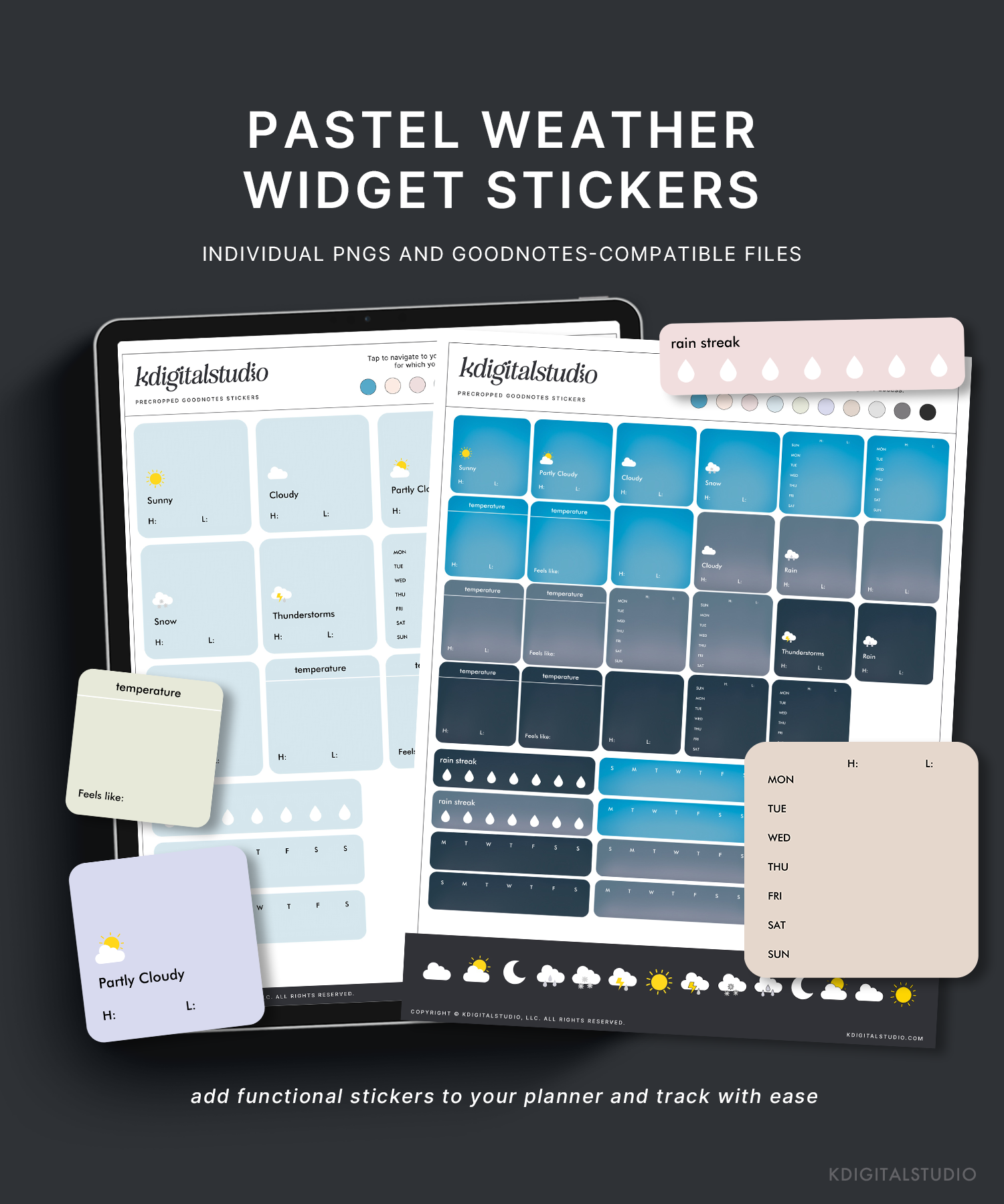 Pastel Weather Widgets
