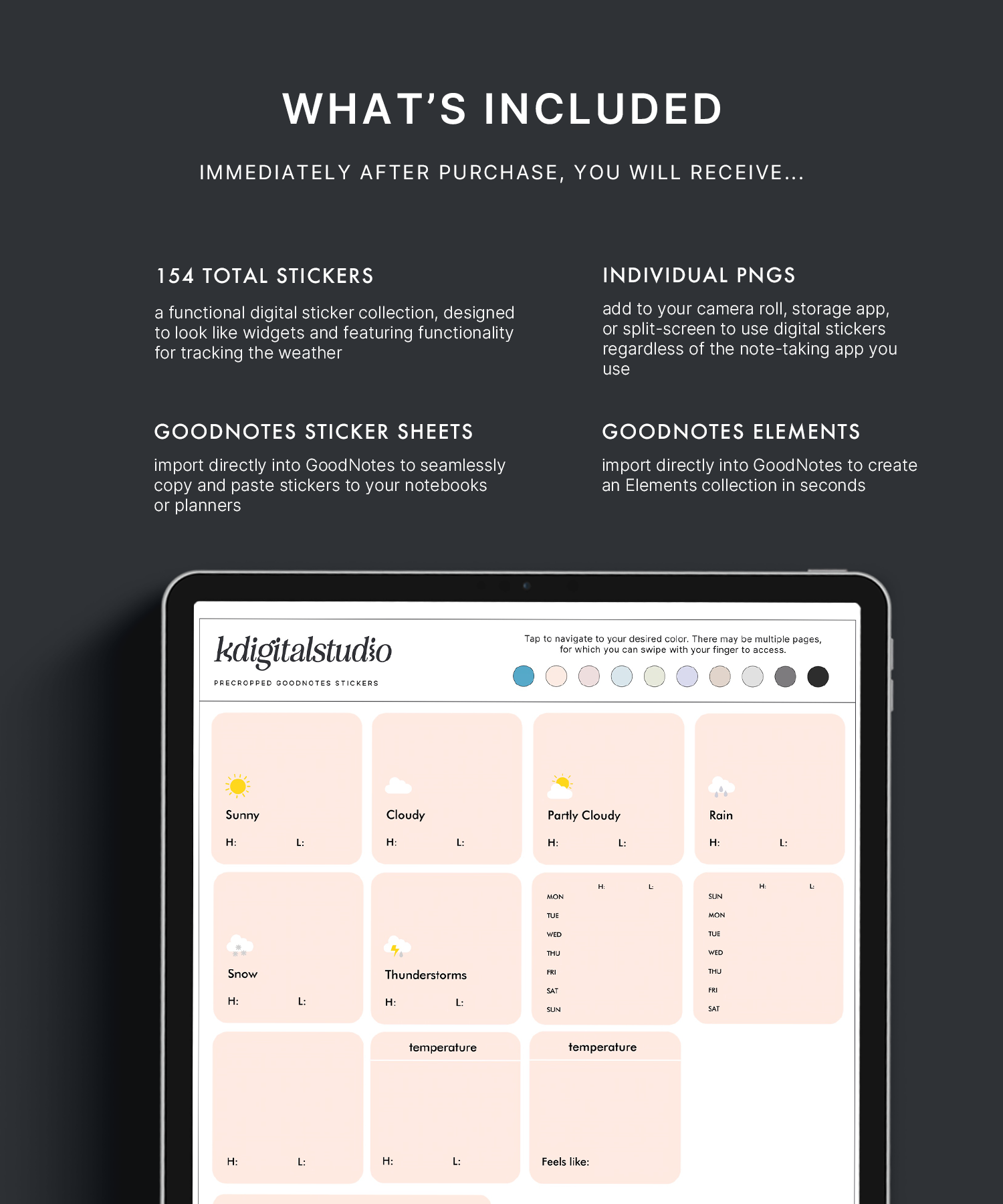 Pastel Weather Widgets