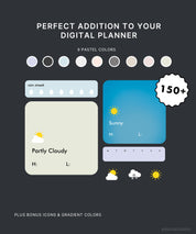 Pastel Weather Widgets