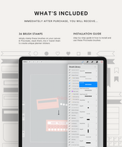 Procreate Planner Stamp Set