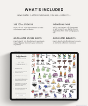 What's included with the Life in Stickers set