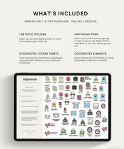 What's included with the Life in Stickers set