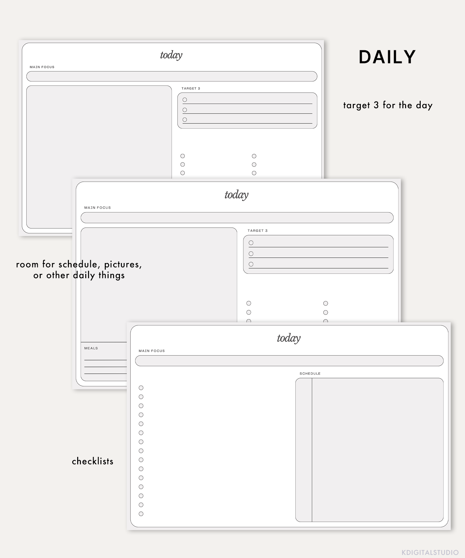 Modern Productivity Templates