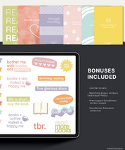 Digital Rainbow Reading Journal