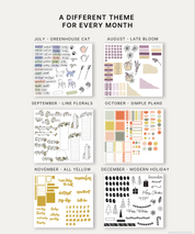 Monthly Themes Sticker Pack
