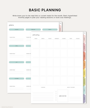 Digital Rainbow Reading Journal