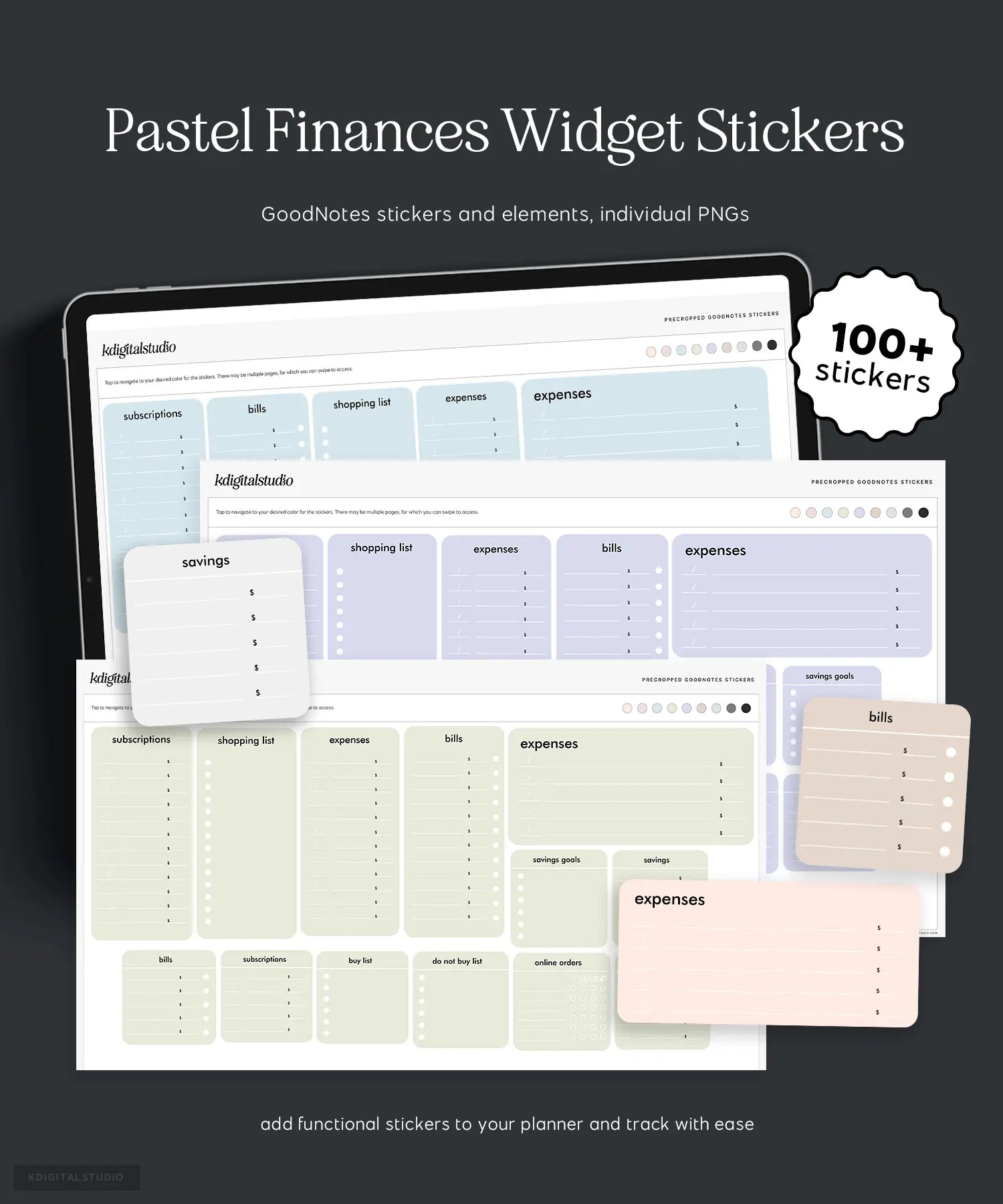 Pastel Finance Widgets KDigitalStudio