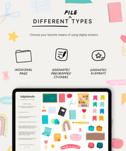 Hand Drawn Teacher Digital Stickers