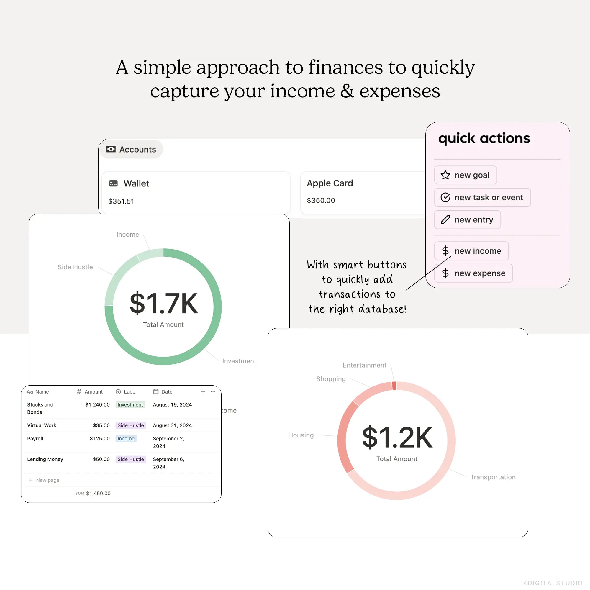Life Ledger Notion System KDigitalStudio