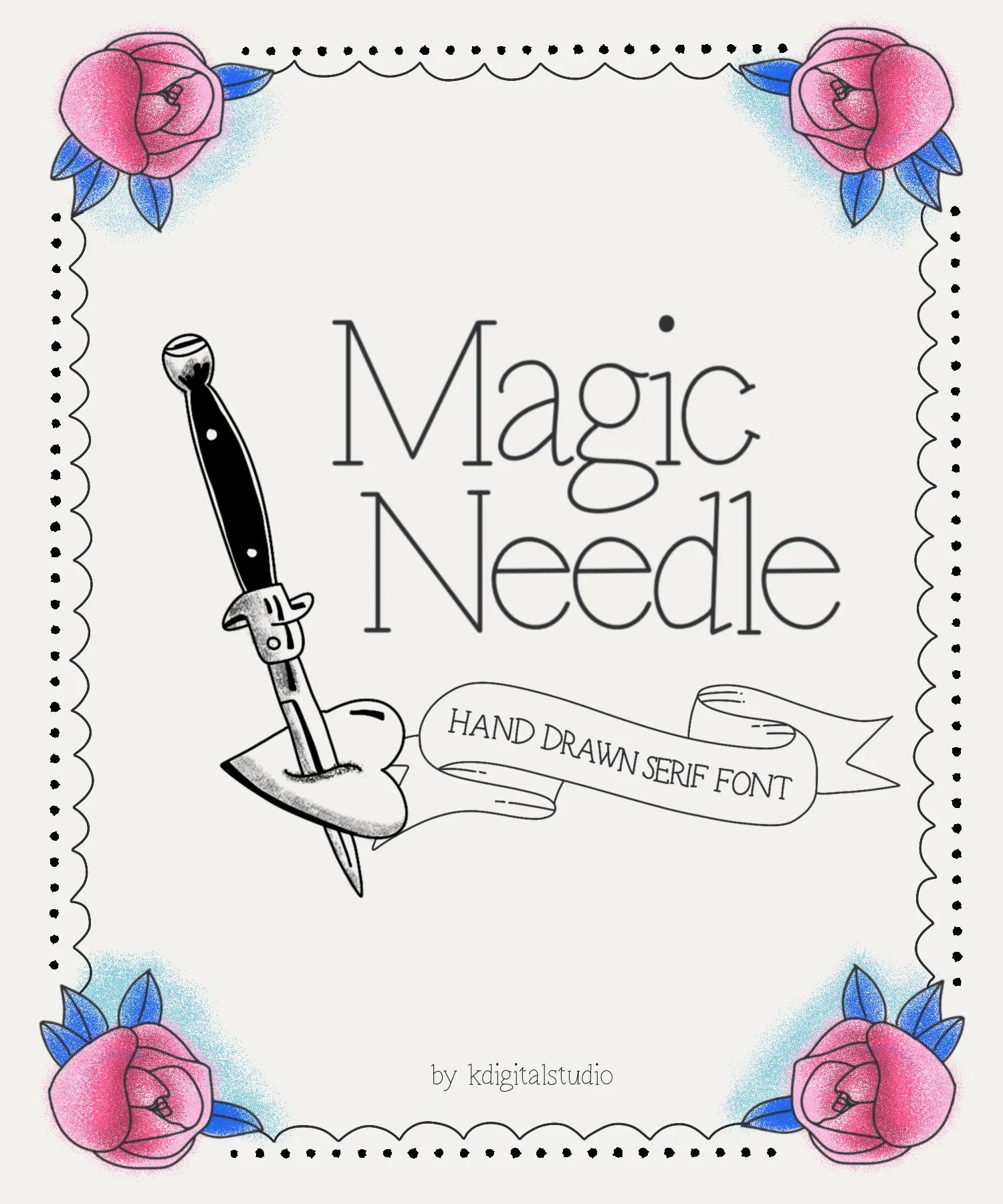 Magic Needle Font KDigitalStudio
