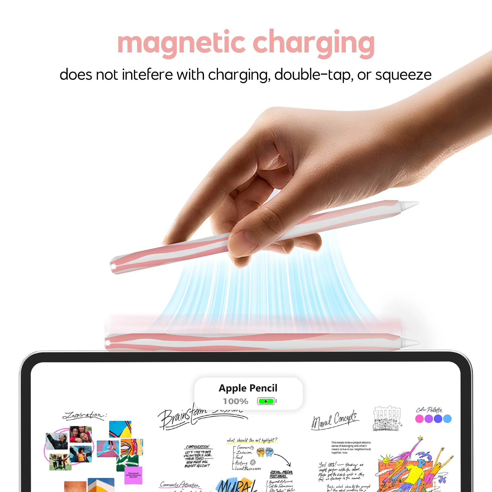 Apple Pencil Sleeve in Dreamy Pink KDigitalStudio