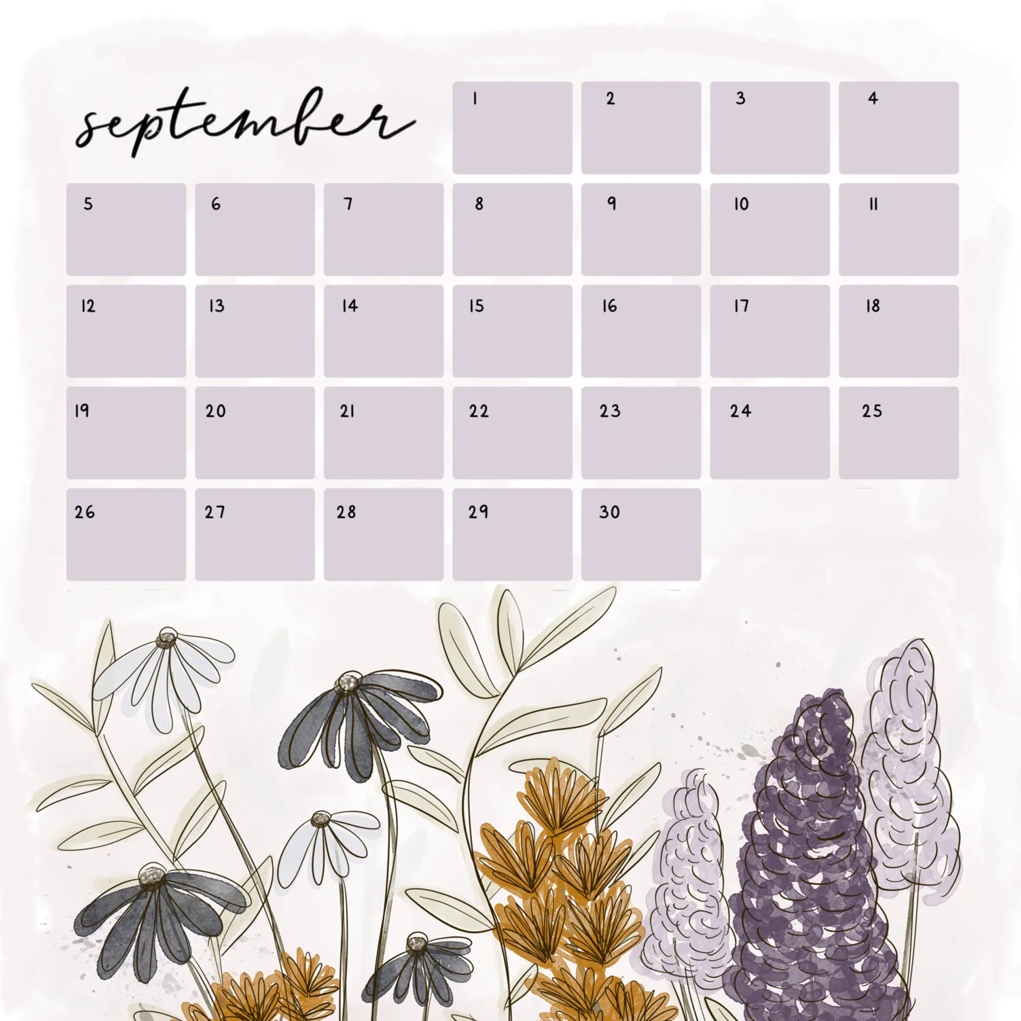 Procreate Calendar Builder KDigitalStudio