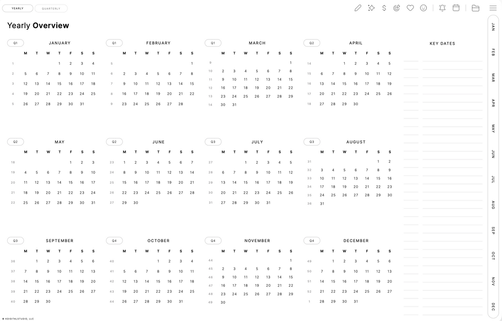 Planner page