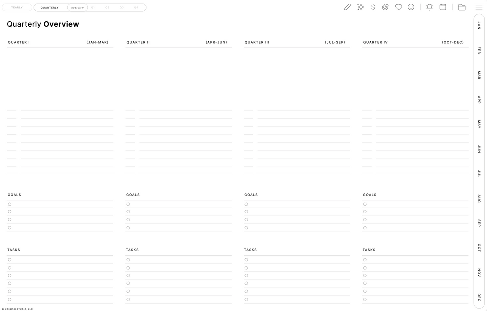 Planner page