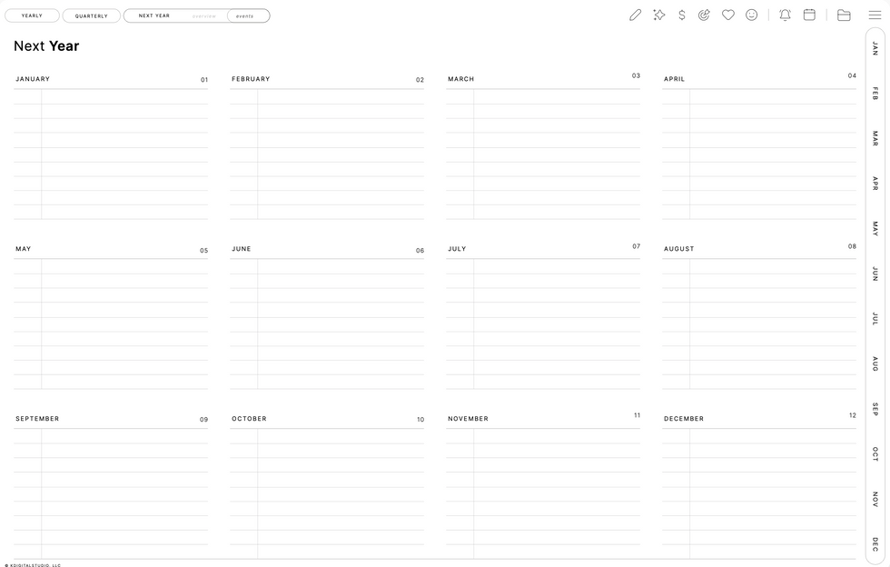 Planner page