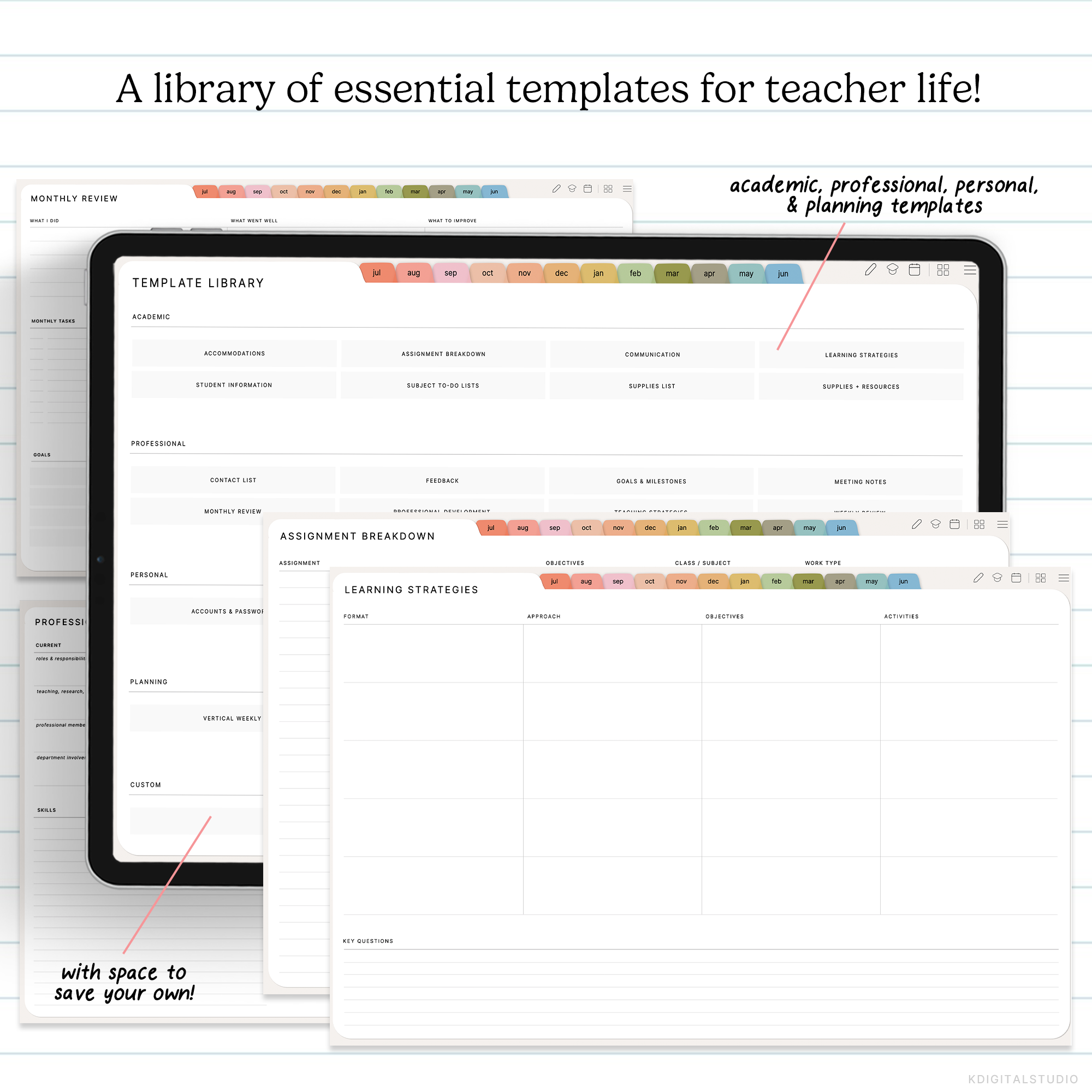2025-26 Teacher Digital Planner