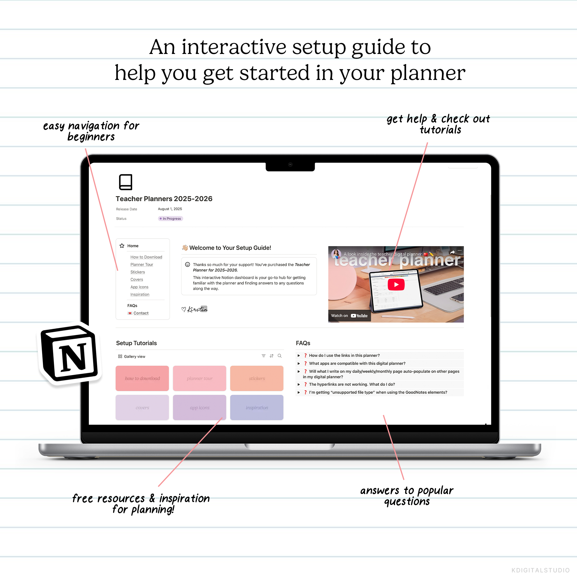 2025-26 Teacher Digital Planner