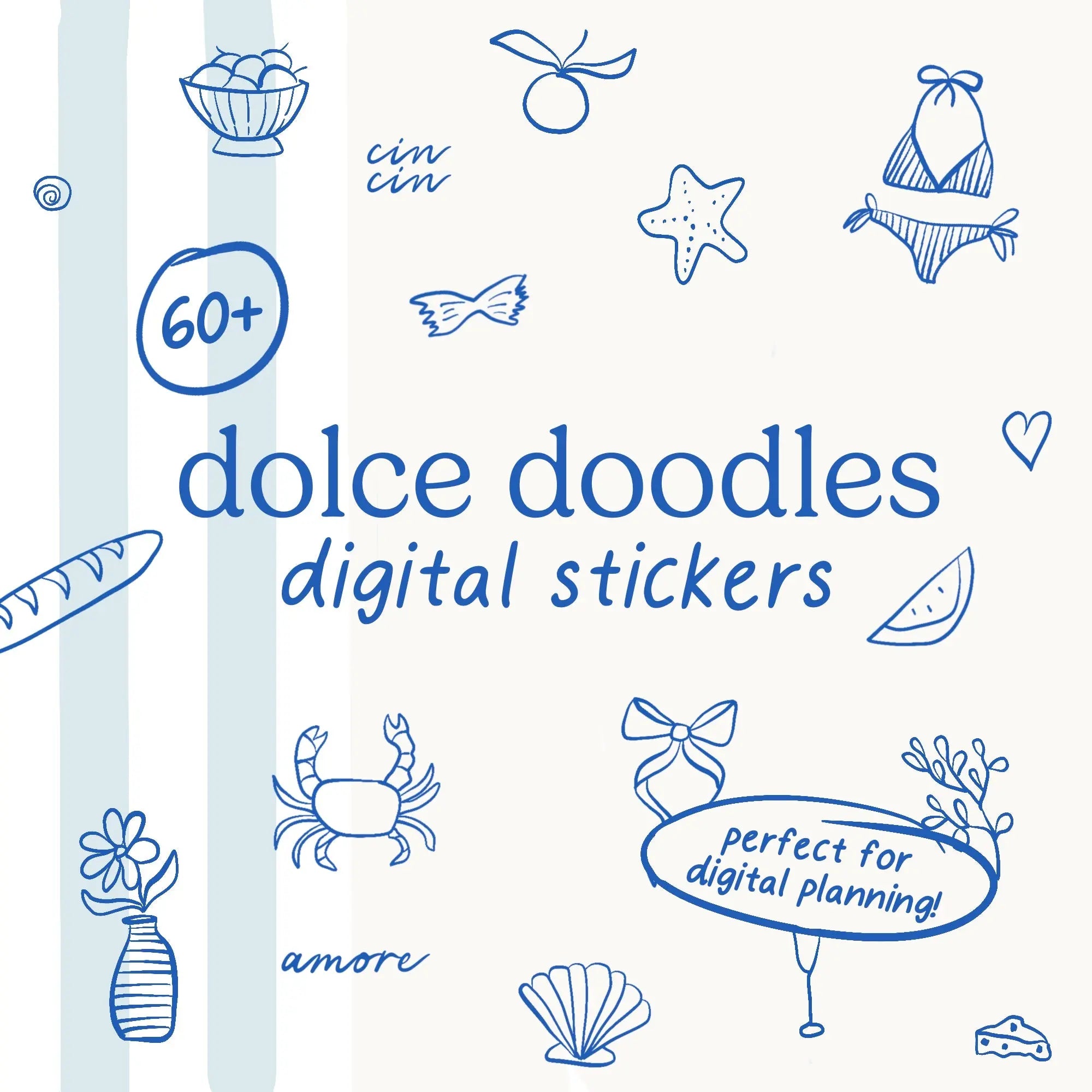 Dolce Doodles Stickers KDigitalStudio