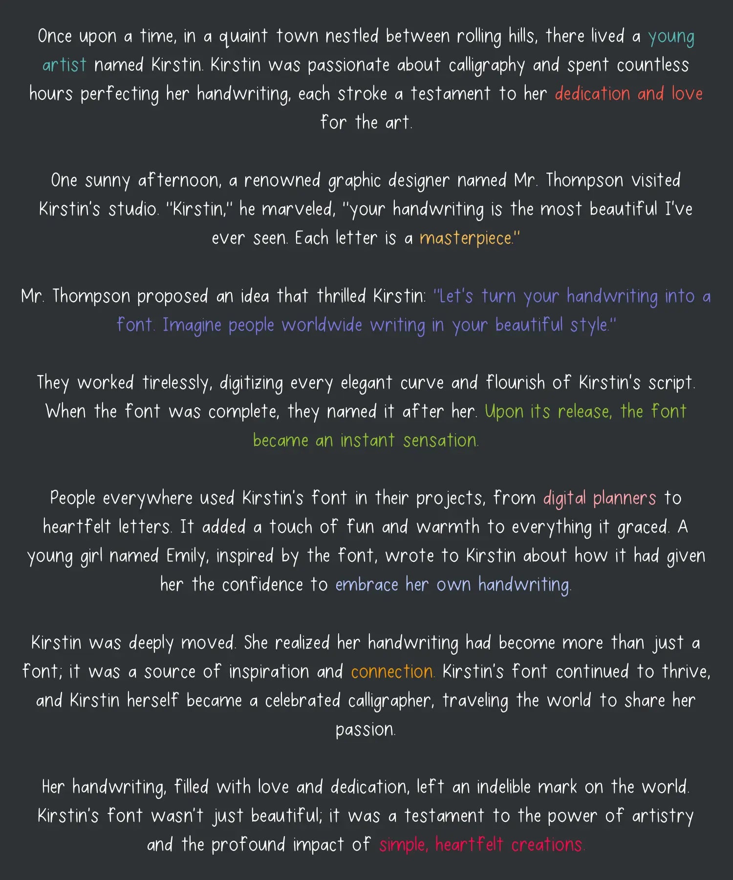 Kirstin Font KDigitalStudio