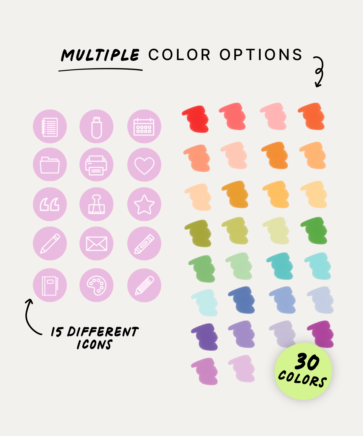 Pegatinas digitales de icono de estudiante