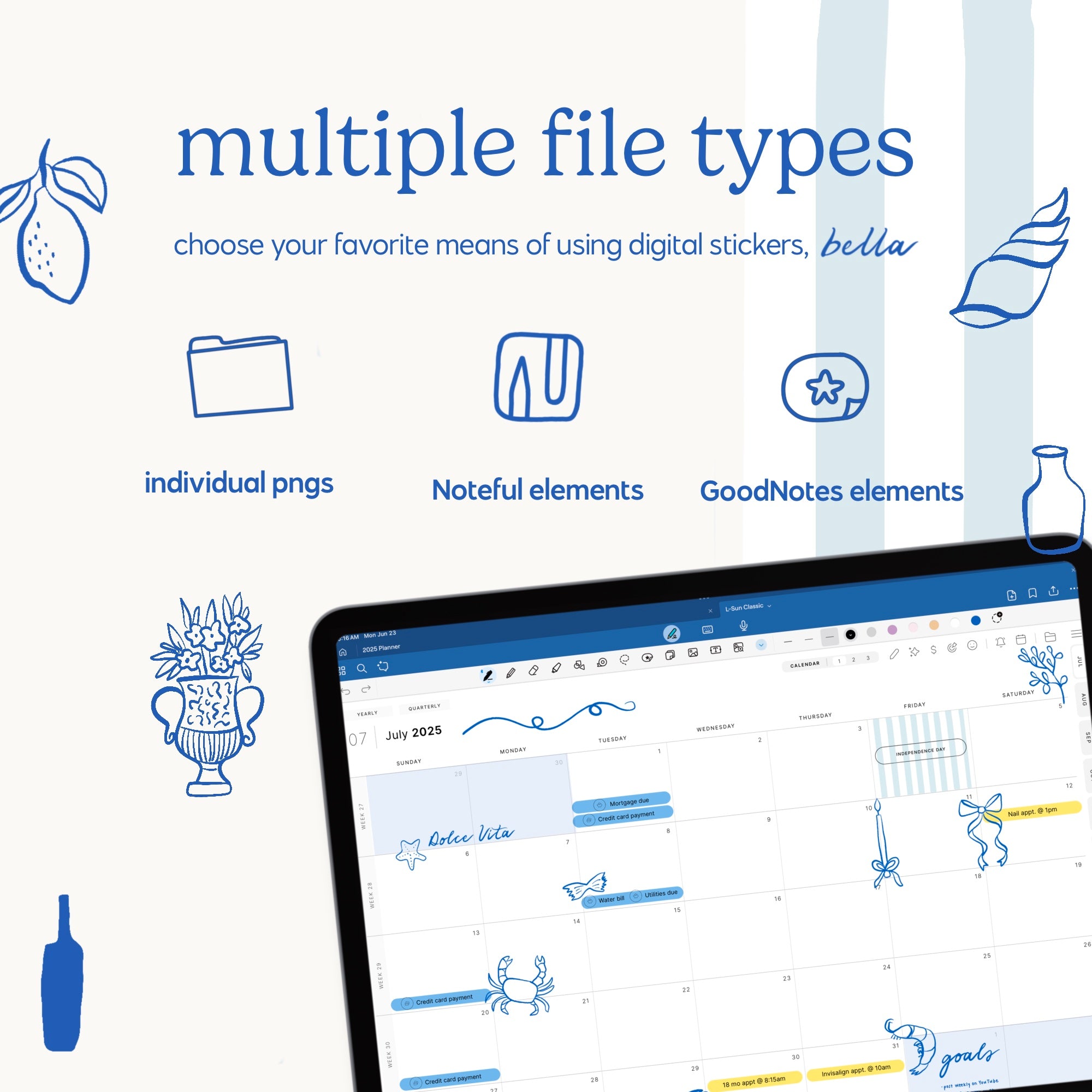 Dolce Doodles Stickers