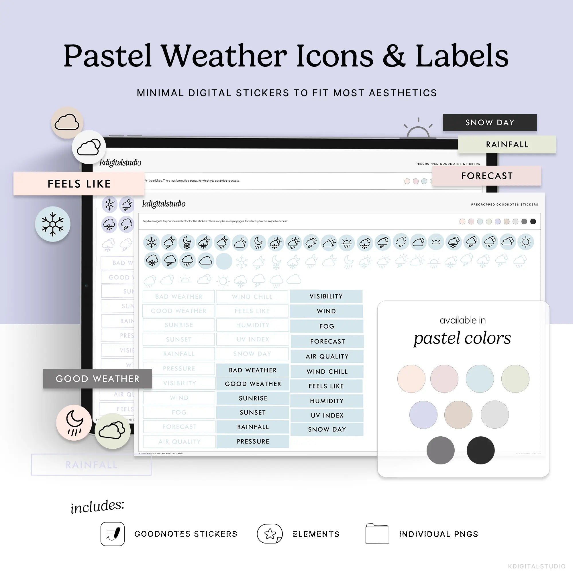 Weather Icons & Labels KDigitalStudio