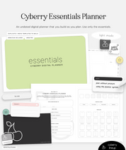 cyberry essentials digital planner