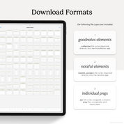 download formats for muted planning widget stickers
