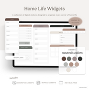 Home Life Widgets in Neutrals