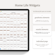Home Life Widgets in Neutrals