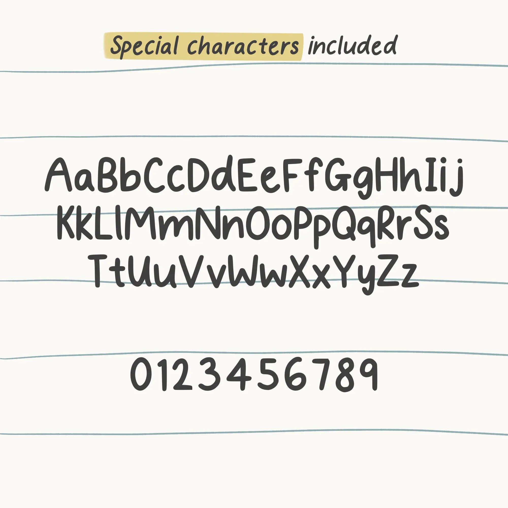 Noted Handwritten Font Bundle KDigitalStudio