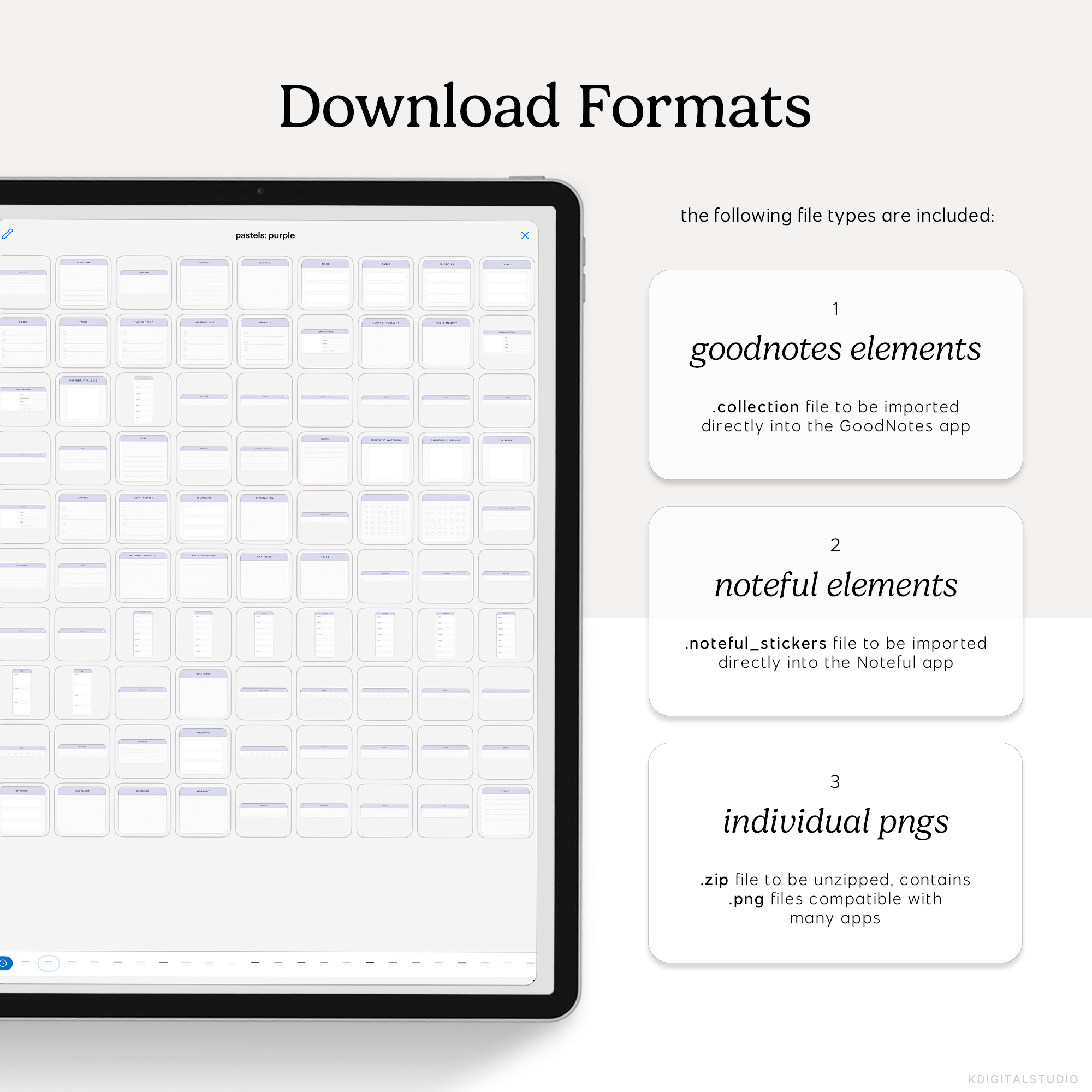 download formats for widget digital stickers