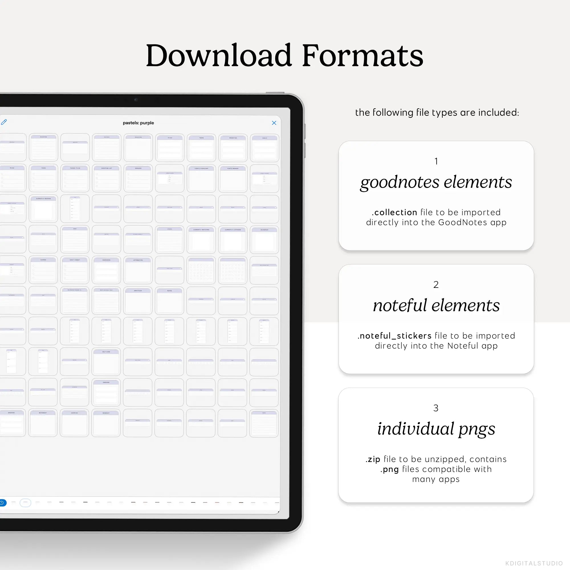 download formats for widget digital stickers