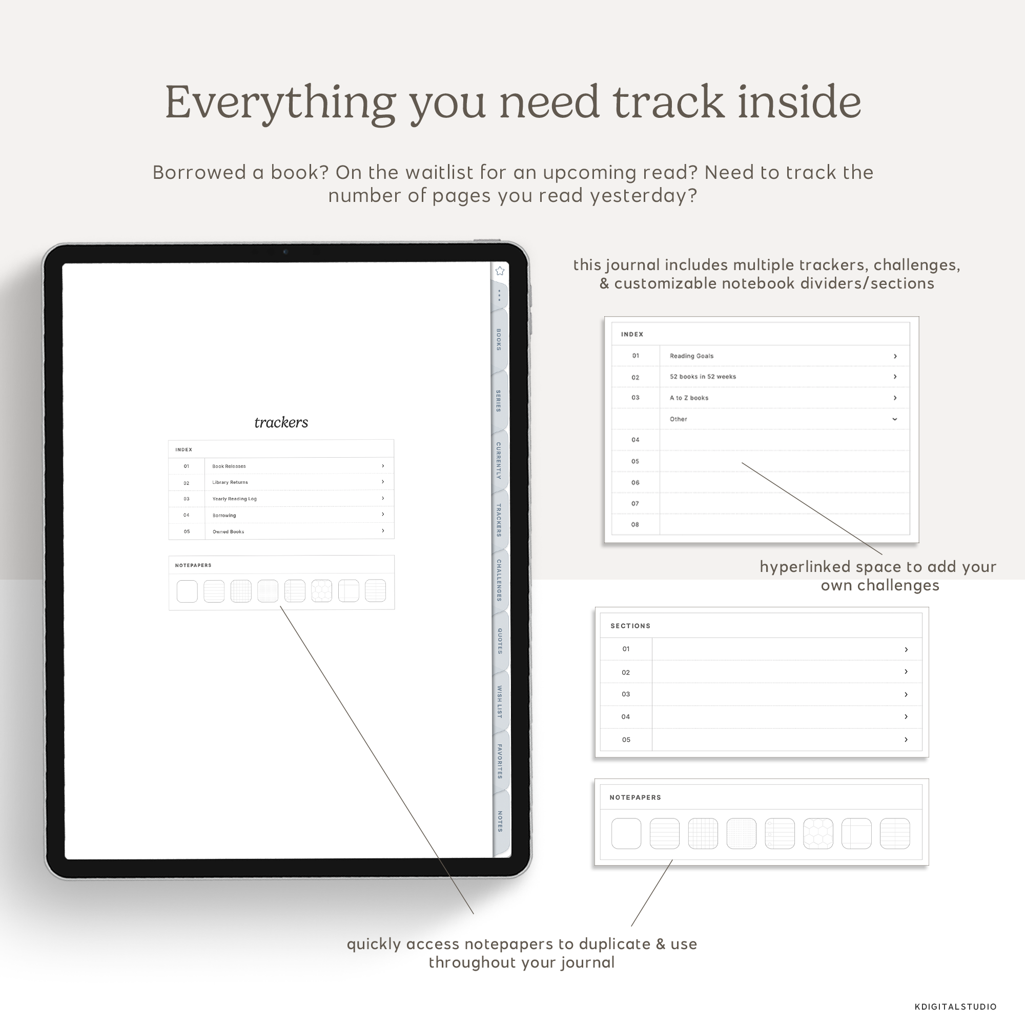 Digital Reading Journal (with Smart Shortcut!)