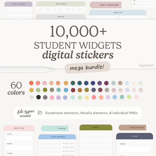 Student Widgets Sticker BUNDLE