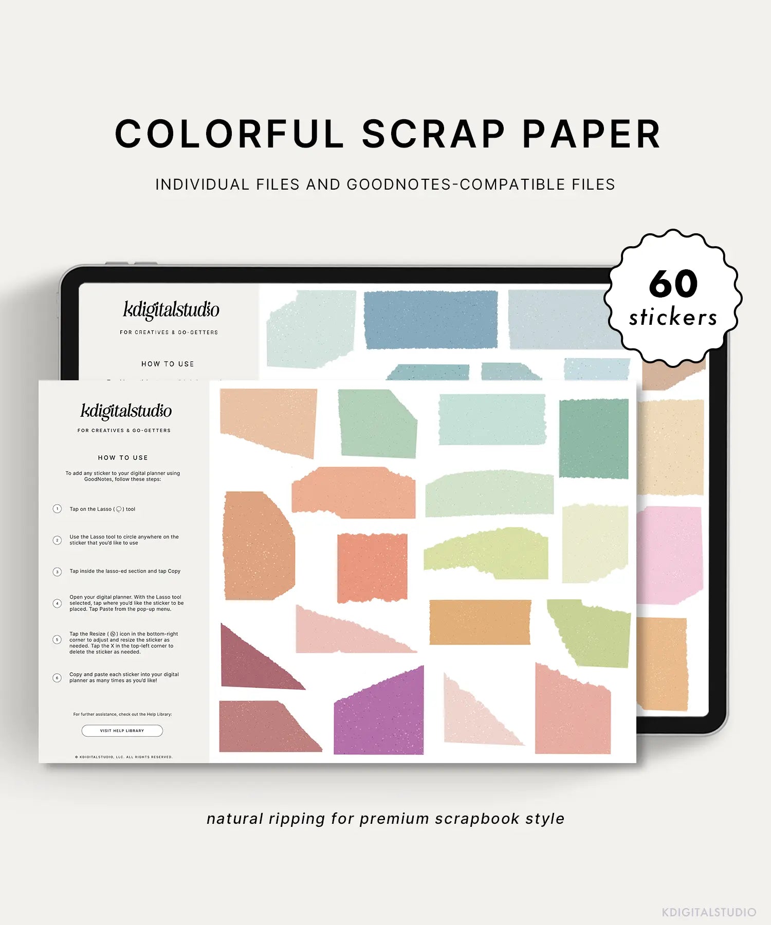 Colorful Scrap Paper KDigitalStudio