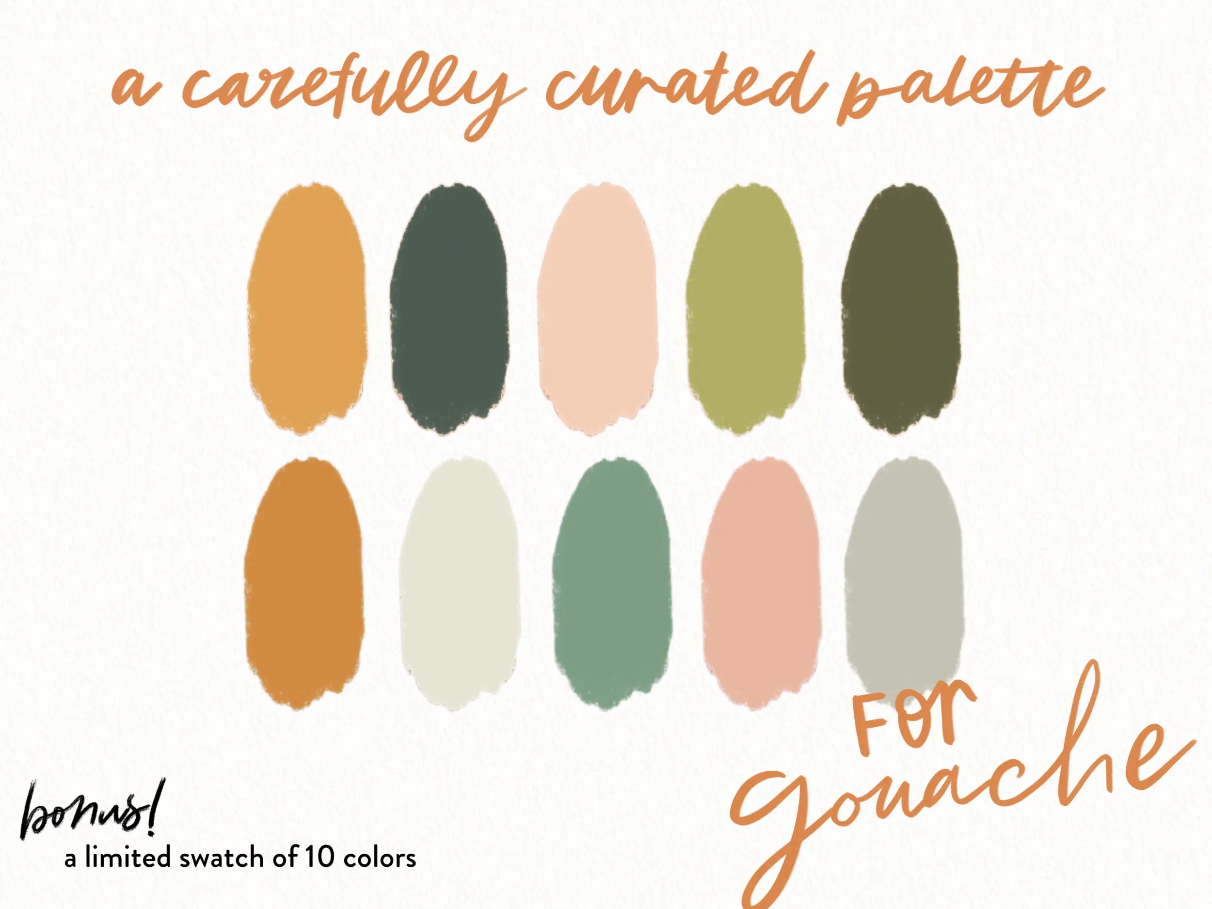 Good Gouache Procreate Brush Set KDigitalStudio