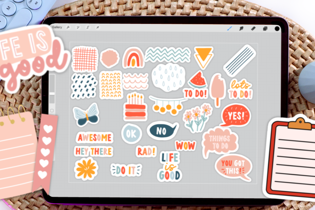 Make Digital Stickers on iPad