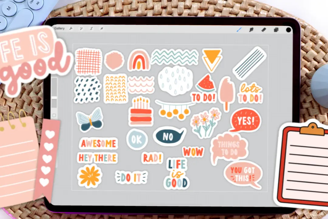 Make Digital Stickers on iPad KDigitalStudio